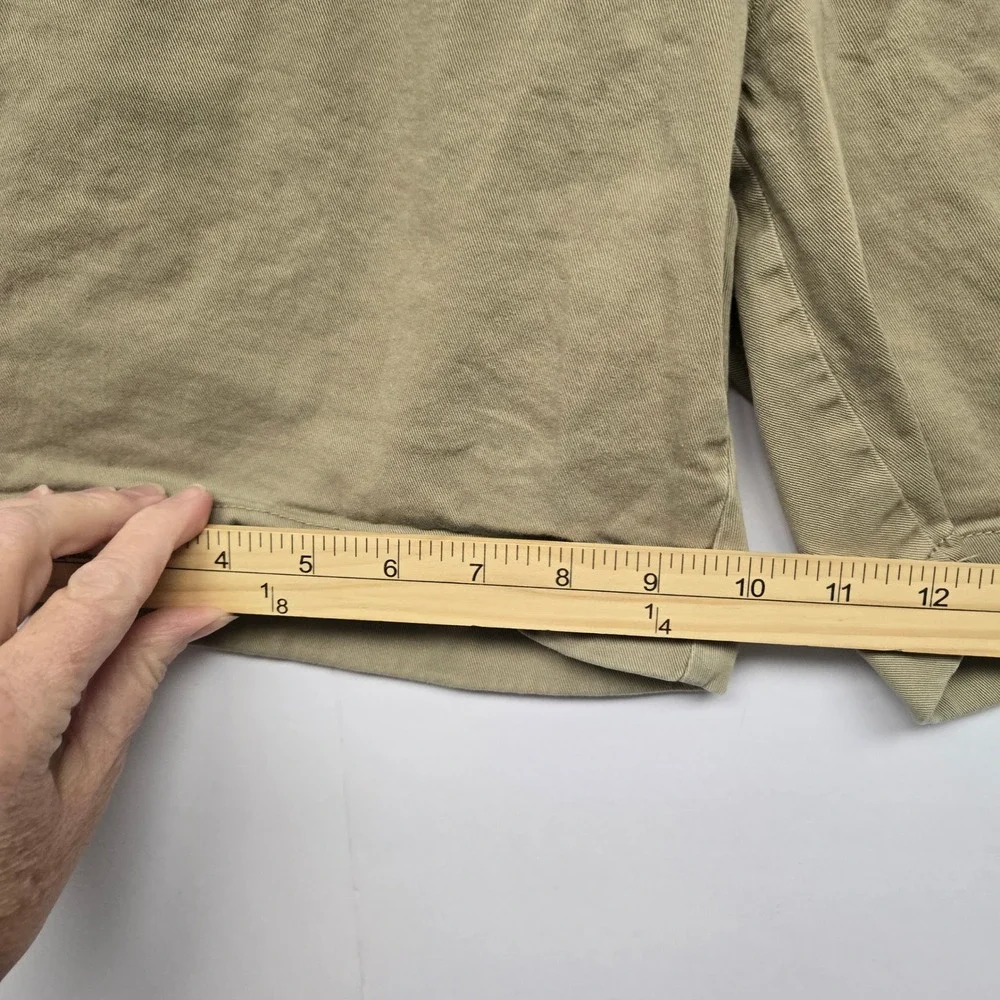 J.Crew Mens Khaki Tan Cotton Twill Chino Shorts 7 Inch Inseam Size 29